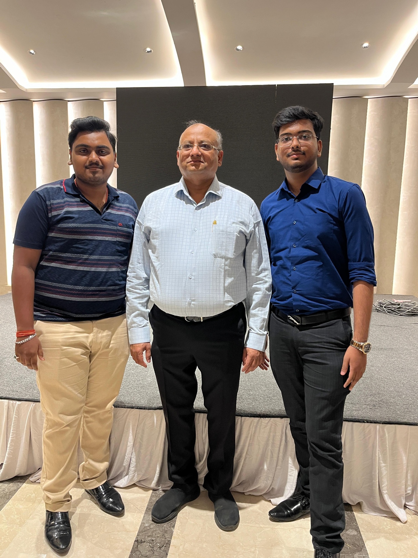With the Founder