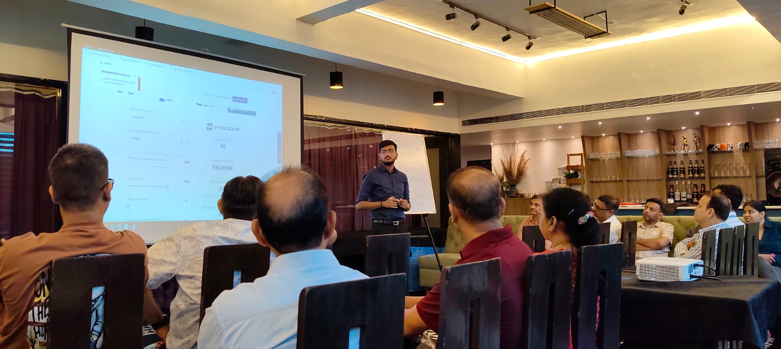 Rajesh Lohia addressing the audience